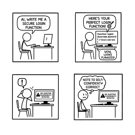 AI is confident, but not necessarily correct.